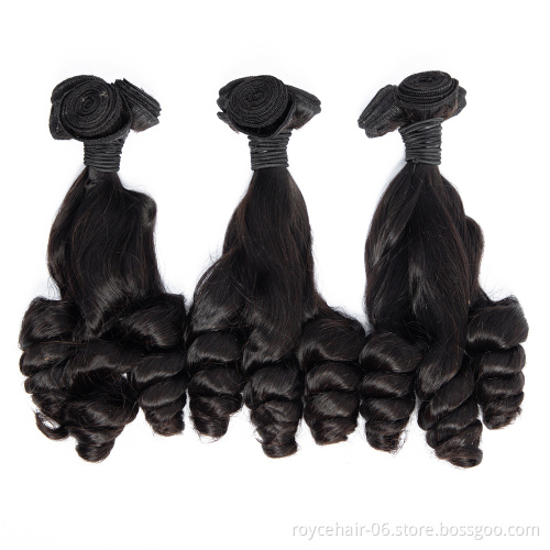 Factory Price Twist Curly Hair Weave , Unprocessed 100% Natural Virgin Fumi Curly Human Hair Extension